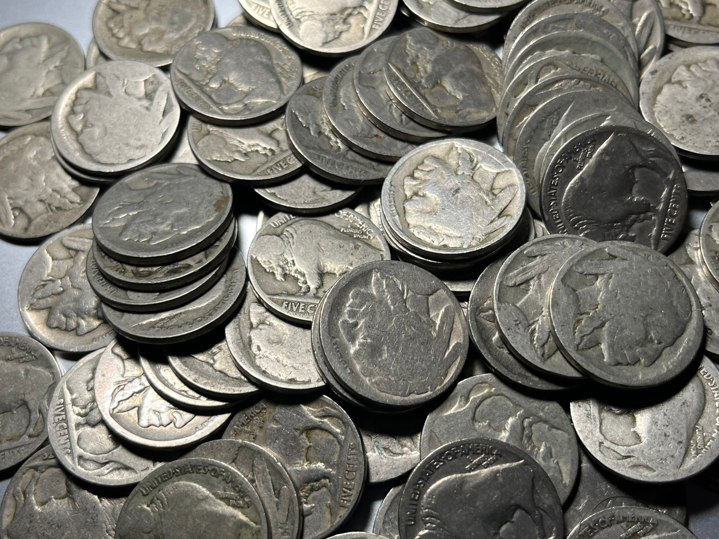 1913-1938 Dateless Buffalo or Indian Head Nickels