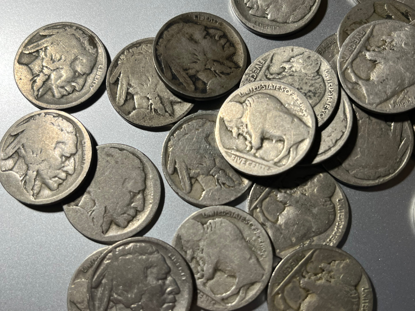 1913-1938 Dateless Buffalo or Indian Head Nickels