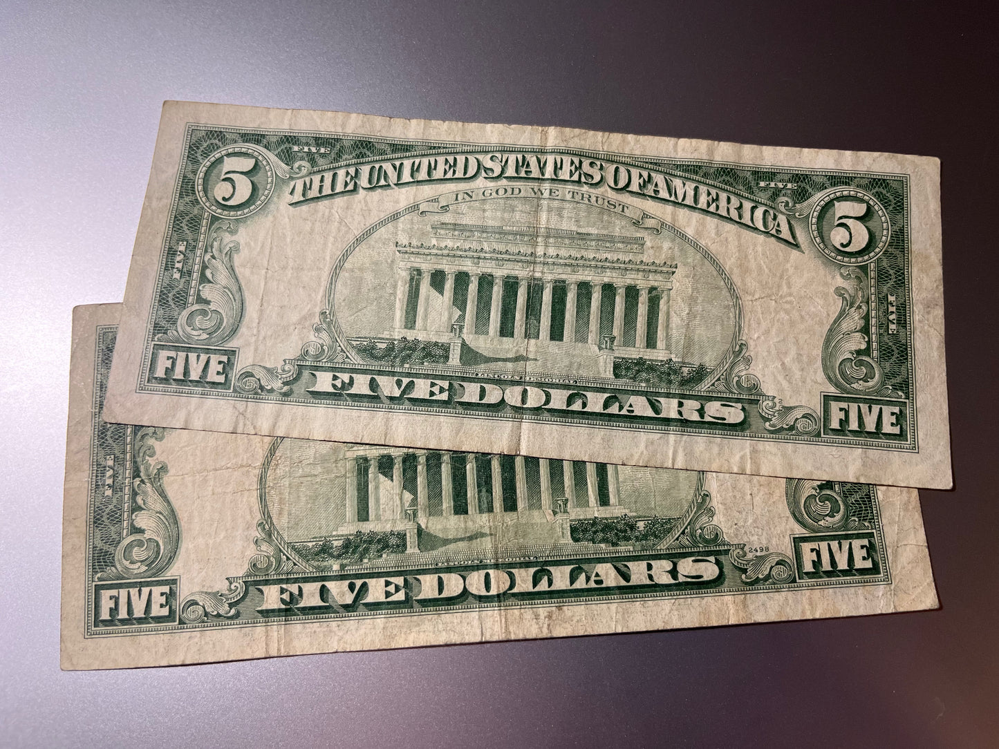 1953-1963 Red Seal United States Note $5 Legal Tender