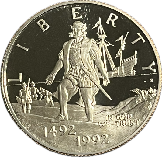 1492-1992 (S) Clad Proof Columbus Commemorative Half Dollars