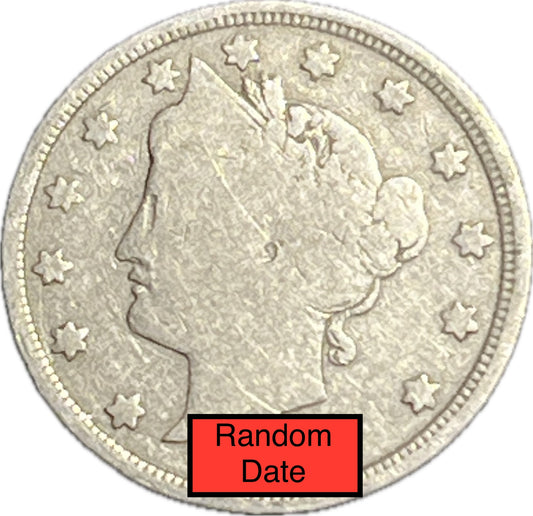 1883-1912 Liberty Head "V" Nickels - Mixed Dates