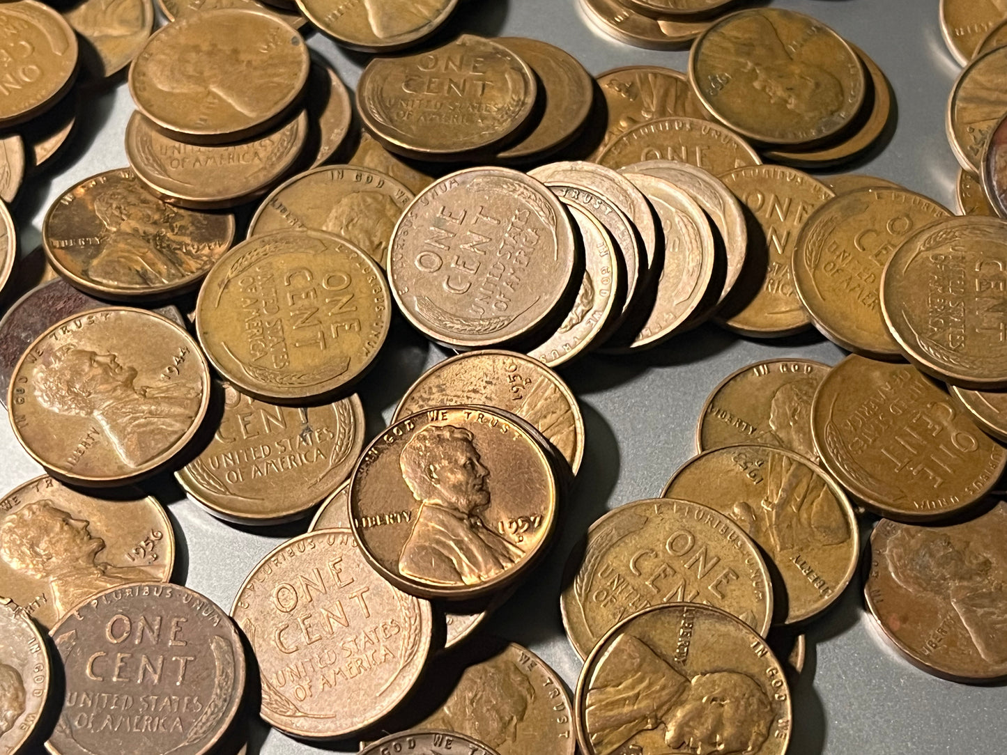 1909-1958 Lincoln Wheat Cents 500 Count